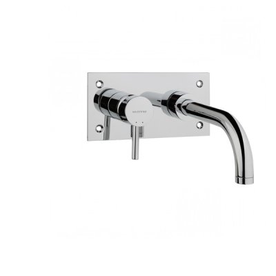 Mitigeur de lavabo laiton TUBE chromé encastrable
