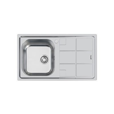 EVIER F300 86X50 1C G 1E STD