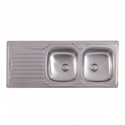 EVIER FARO 2C D 116X50,4 AC VIDAGE/SIPHON