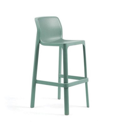 Tabouret polypropylène et fibre de verre traité anti UV NET Salice avec patins anti-dérapants 101x49x52 cm