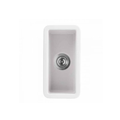 EVIER  1/2 CUVE ENC VALET AC VID BL