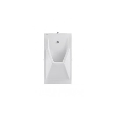 Urinoir chine vitreuse CUBIC blanc avec alimentation par le haut et diffuseur 72x39.7x29.2 cm