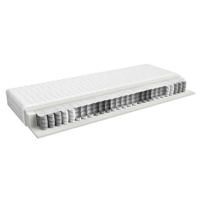 Matelas révisible en mousse polyuréthane 7 zones de confort H2 moyen PREMIA 160x200 cm