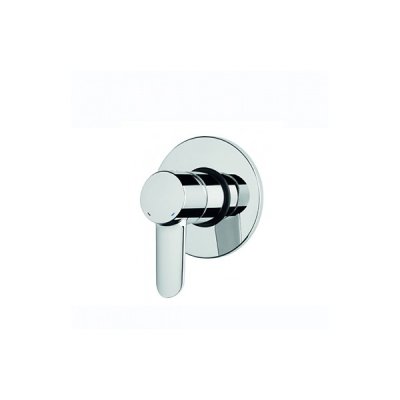 Mitigeur de douche laiton TORUS chromé encastrable 3 voies avec système ECOSPOT