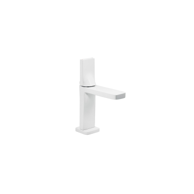 Mitigeur de bidet laiton LINE 42 blanc chromé sans vidage