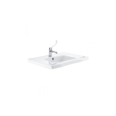 Lavabo NEW WCCARE Blanc avec poignées 76x52 cm