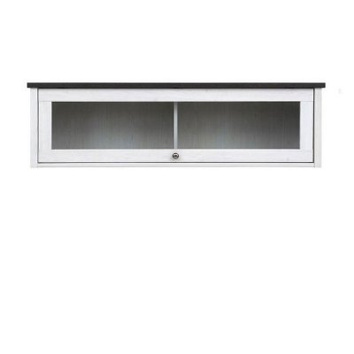 ARMOIRE SUSPENDUE VITREE PORTO PIN LARICO