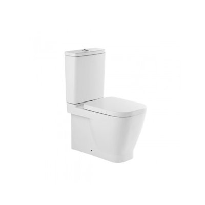 Pack cuvette à poser LOOK S/V abattant duroplast alimentation par dessous du réservoir