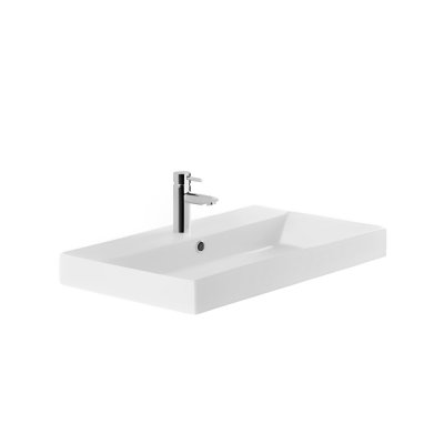 Lavabo NOVELDA PLUS Blanc 80x45 cm