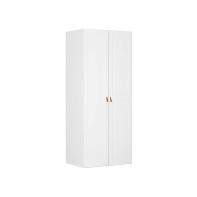 Garde robe FLEX blanc 2 portes 100x240x66 cm