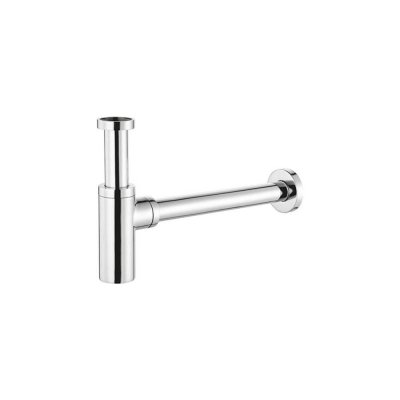 Siphon pour lavabo chr