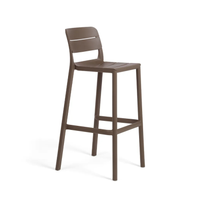 Tabouret en polypropylène CASSIA Tabacco