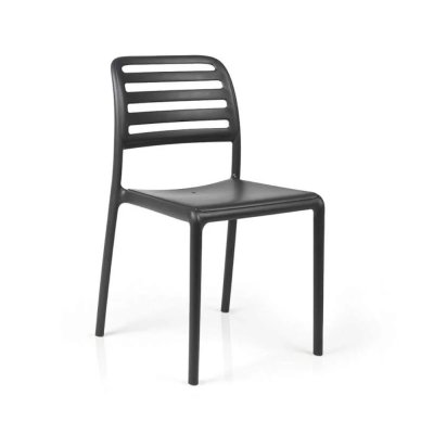 Chaise en polypropylène COSTA Bistrot Antracite