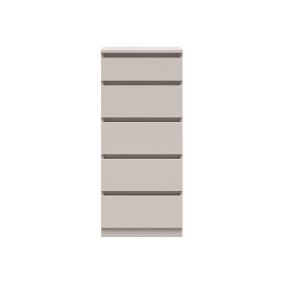 Commode TETRIX cachemire 5 tiroirs 50x115x45 cm
