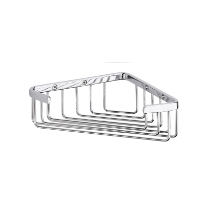 Grille acier inoxydable LUXE chromé d'angle 31x21.4x6.7 cm