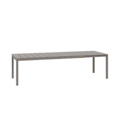 Table DurelTOP en polypropylène traité anti-UV RIO Tortora extensible 76x100x210-280 cm