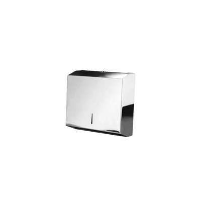 Distributeur d'essuie-mains LUXE acier inoxydable chromé