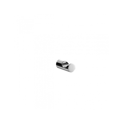 Patère ALFA laiton chromé 4.5x2 cm