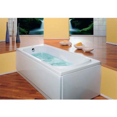 Tablier acrylique AVEIRO / EVA blanc pour baignoire 70 cm